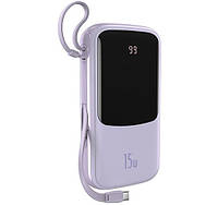 Power Bank Baseus Qpow Digital Display 10000mAh 15W Type-C Edition Purple (PPQD050005)