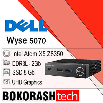 Тонкий кліент Dell Wyse 3040 Intel Atom X5 Z8350 DDR3 2Гб SSD 8Гб