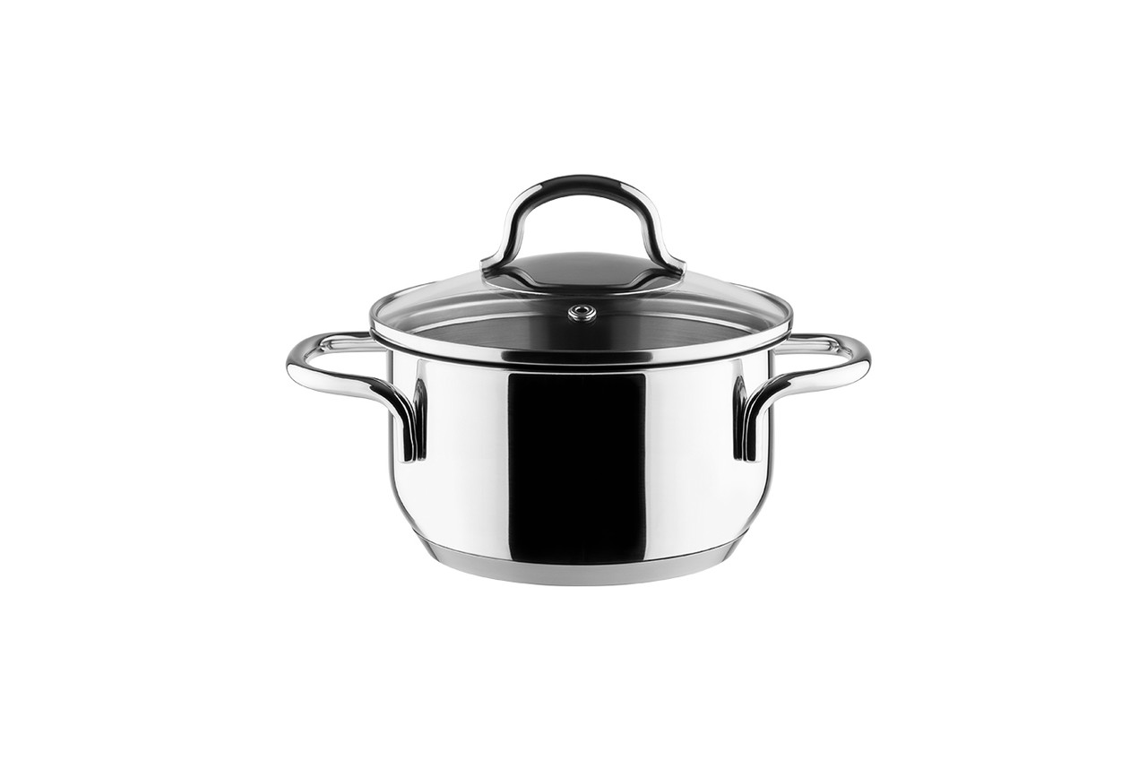 Каструля Vinzer Techno 0,7 л d12 см h6,5 см неіржавка сталь (50076 Vinzer), фото 1