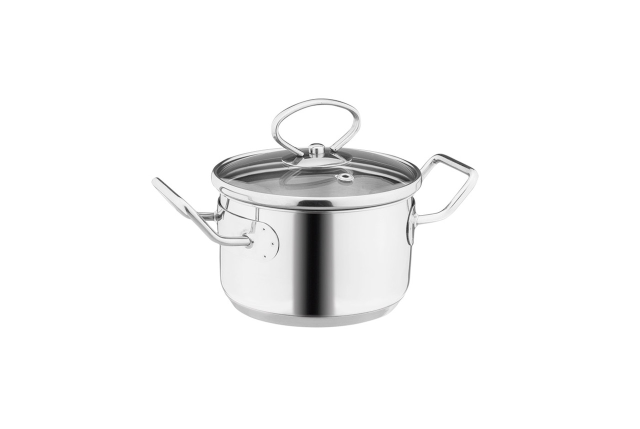 Каструля Vinzer 0,8 л d12 см неіржавка (50086 Vinzer), фото 1