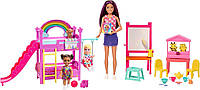 Barbie Skipper First Jobs Daycare Playset HND18 Mattel Барбі Лялька Перша робота Дитячий садок