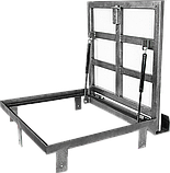 Люк (900х1000мм.) в підлогу, на петлях, герметичний, модель "APF-U", фото 3