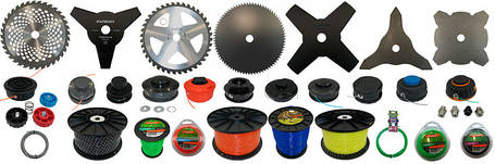 Витратні матеріали для електро та бензо пил та кос