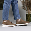 Кросівки жіночі Lika коричневі з білою підошвою (ЛК 13 к), фото 8