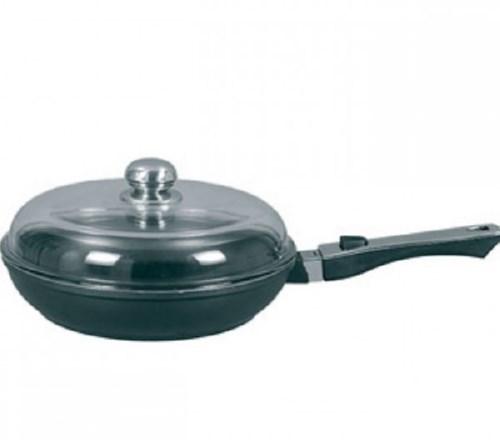 Сковорода з кришкою Maestro d24 см антипригарне покриття (4424 MR), фото 1