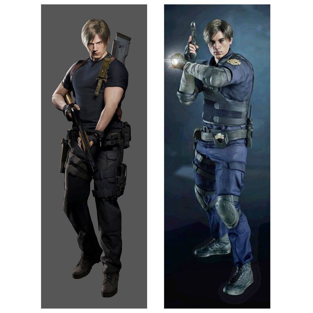 Дакімакура 150х50 см Леон Кеннеді Резідент 4 Leon Kennedy Resident Evil 4 Подушка з наволочкою