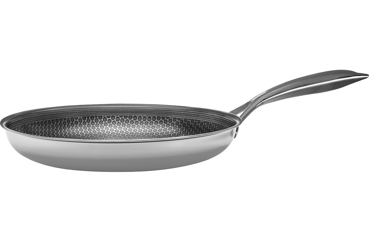 Сковорода Vinzer 3D Cube Induction Line d28 см h4,8 см неіржавка сталь з антипригарним покриттям (50403 Vinzer), фото 1