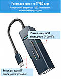 USB-хаб XON SmartLink SD + USB3.0 + 2хUSB2.0 Black (XUCHP051322B), фото 4