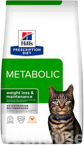 Hill's Prescription Diet Metabolic Weight Management корм для кішок КУРИЦА, 1.5 кг