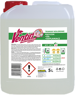 Професійний інноваційний універсальний засіб для прання Ventin Professional Color, 5 л.