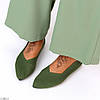 Зелені оливкові легкі жіночні текстильні балетки колір на вибір доступна ціна, фото 7