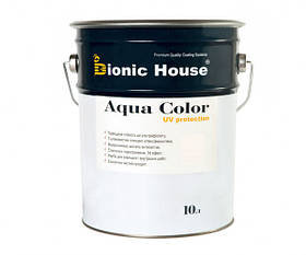Фарба для дерева Bionic-House Aqua Color UV-protect 10л Білий А101