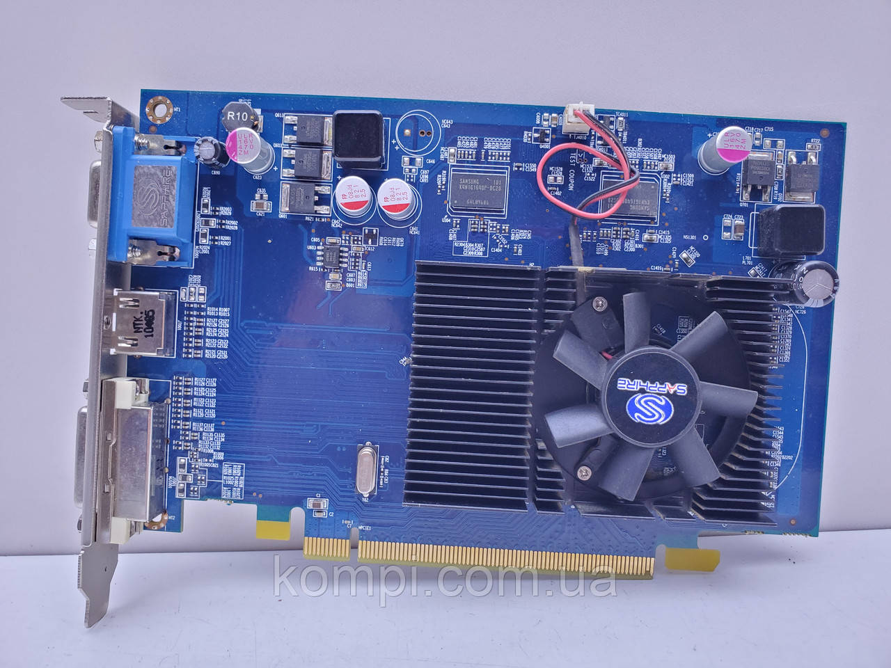 Відеокарта Sapphire Radeon HD 4650 1GB (1GB,GDDR2,128 Bit,HDMI,PCI-Ex,Б/у)