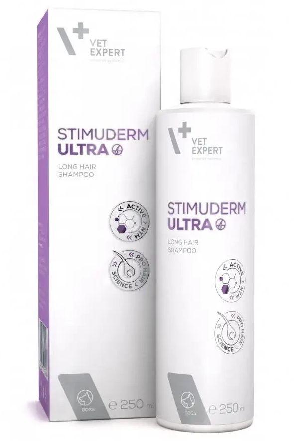 Шампунь Стимудерм Ультра VetExpert Stimuderm Ultra Long Hair при надмірному випаданні шерсті у довгошерстих собак, 250 мл (209497), фото 1