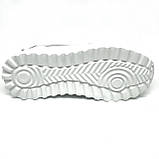 Жіночі шкіряні кросівки білого кольору на шнурівці MIDA 230595(400) розмір 36, фото 9