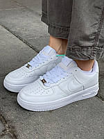 Найк Аир Форс Белые женские кроссовки Nike Air Force 1 Low White. Стильные кроссы женские.