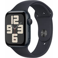 Смарт-часы Apple Watch SE 2023 GPS 44mm Midnight Aluminium Case with Midnight Sport Band - S/M (MRE73QP/A) p