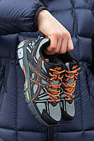 Классная обувь мужская Асикс Гель. Модные кроссовки мужские Asics Gel-Kahana 8 Black Orange.