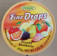 Леденцы со вкусом фруктов и ягод Frucht Bonbons Fine Drops Woogie 200 гр Австрия