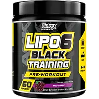 Предтренировочный комплекс (Lipo 6 Black Training Pre-Workout) 264 г со вкусом винограда