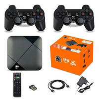 Игровая Консоль Приставка M8MINI TV Game Box с поддержкой 4K HDMI, 2.4G, 64 ГБ, более 30 000 игр, Android 9.0.