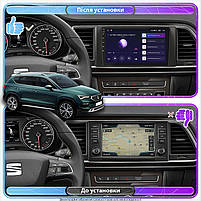 Штатна магнітола Lesko для SEAT Ateca I Рестайлінг 2020-н.в. IPS 9" 2/32Gb CarPlay 4G Wi-Fi GPS Prime 5шт, фото 3