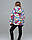Демісезонна куртка для дівчаток Двостороння, від 98 см до 128 см, фото 2