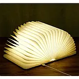 Настольная лампа светильник в виде книги Foldable Book Lamp Ночник для детской комнаты 7259, фото 2