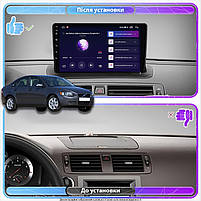 Штатна магнітола 9" Lesko для Volvo S40 II 2004-2007 2/32 Gb CarPlay 4G Wi-Fi GPS Prime Вольво 3 шт., фото 3