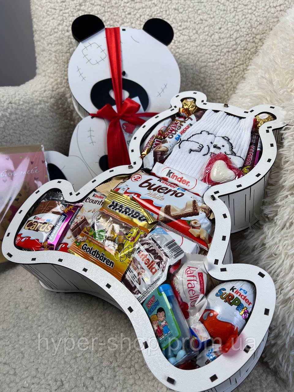 Киндер сюрприз подарочный набор для девушки на день рождения, вкусные подарочные боксы сладостей на подарок Наполнение №2 - фото 7 - id-p2122525470