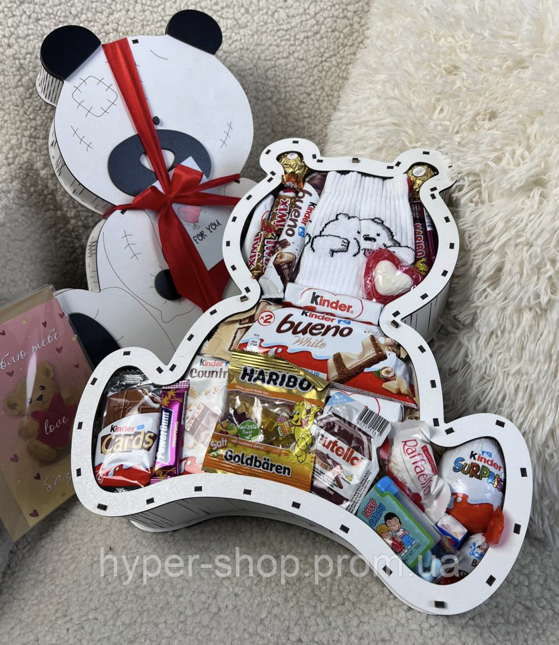 Киндер сюрприз подарочный набор для девушки на день рождения, вкусные подарочные боксы сладостей на подарок Наполнение №2 - фото 9 - id-p2122525470