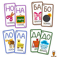 Настольная обучающая игра ершик-жоржик, 43 карты, детская, от 4 лет, Мальви 360029