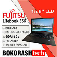 Ноутбук Fujitsu LIFEBOOK E556 15,6" Intel i3-6100 DDR4 8Gb SSD 128 Gb Intel HD Graphics 520