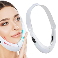 Апарат для підтягування підборіддя V Face Beauty Meter 5 режимів 8 рівнів інтенсивності білий