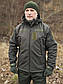 Куртка тактична Softshell утеплена олива 44 / Куртка військова Софтшелл 44, фото 2