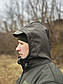 Куртка тактична Softshell утеплена олива 44 / Куртка військова Софтшелл 44, фото 7