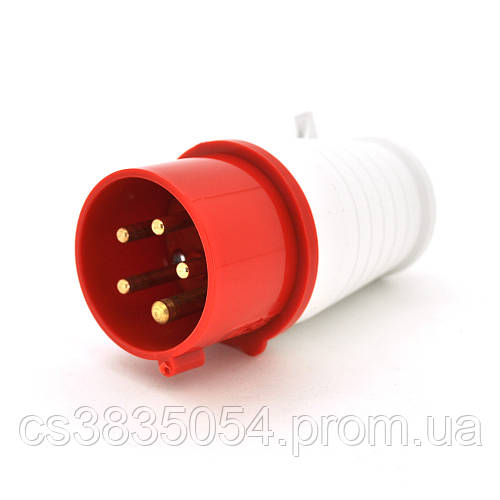 Вилка кабельна SF-015, 5 контактів, 3Р + N + E, 16А, 380V, IP44 (ID ...