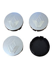 Ковпачки, заглушки на диски Renault Рено 58 мм / 55 мм сірі