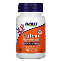 NOW Lutein 10 mg 120 капсул MS