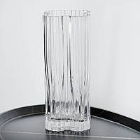 Скляна ваза "Лепестки чистоти" 25 см