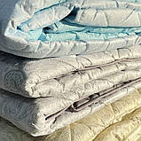 Євро ковдра ODA літня 200х215 см., ОДА Ковдра літня стьобана, наповнювач бавовна - Хлопкопон, фото 6