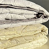 Євро ковдра ODA літня 200х215 см., ОДА Ковдра літня стьобана, наповнювач бавовна - Хлопкопон, фото 5