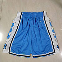 Голубые шорты Джордан Nike Jordan University of North Carolina Tar Heels Dri-Fit Basketball Shorts