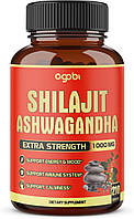 Премиальная добавка для производства энергии Agobi Shilajit Ashwagandha 210 капсул