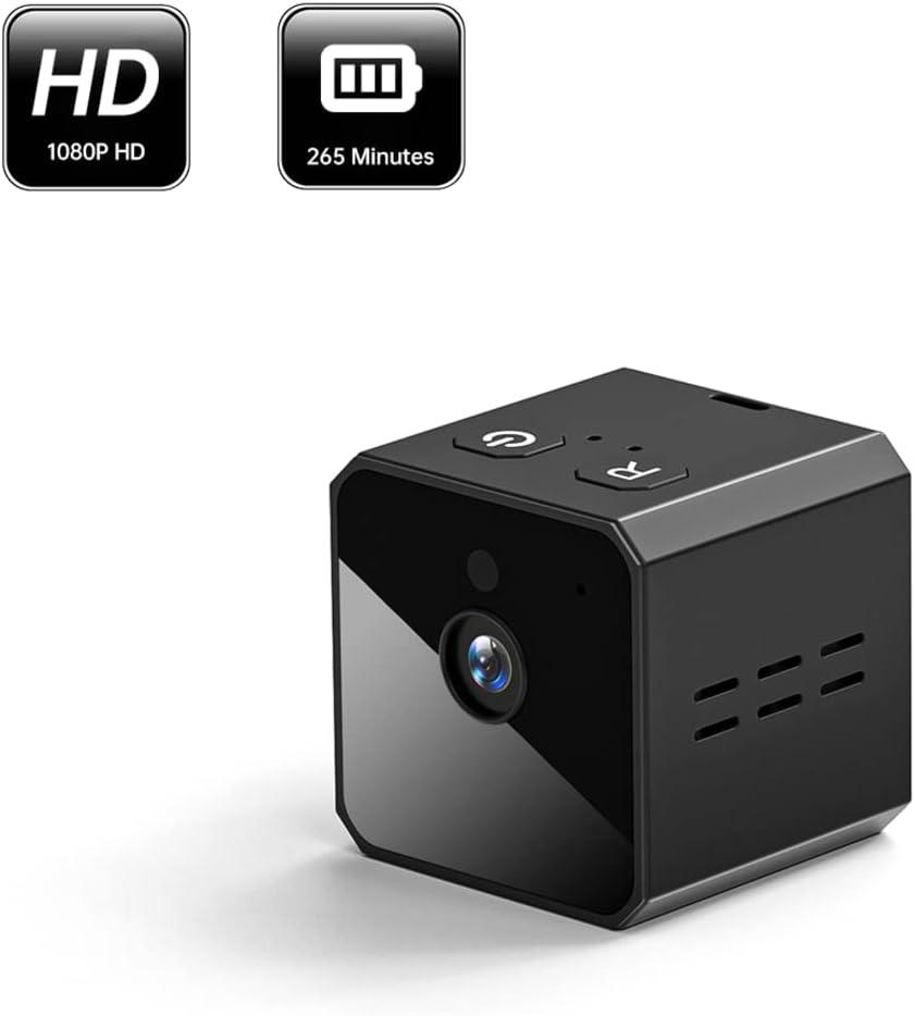 Міні-камера відеонагляду GeeCube. Чітке живе відео 1080P, HD, 128G, Micro SD. Компактна маленька бездротова камера