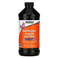 NOW Sunflower Liquid Lecithin 473 ml MS