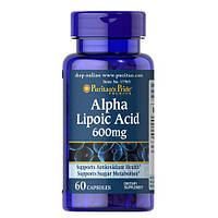 Puritan's Pride Alpha Lipoic Acid 600 mg 60 капсул MS