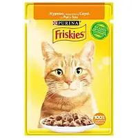 Вологий корм Friskies для кішок із куркою шматочки в соусі 85 г*26 шт.