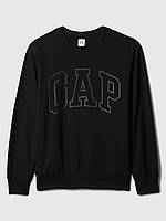 Свитшот Gap Logo Sweatshirt черный размер XL