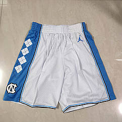 Белые шорты Джордан Nike Jordan University of North Carolina Tar Heels Dri-Fit Basketball Shorts